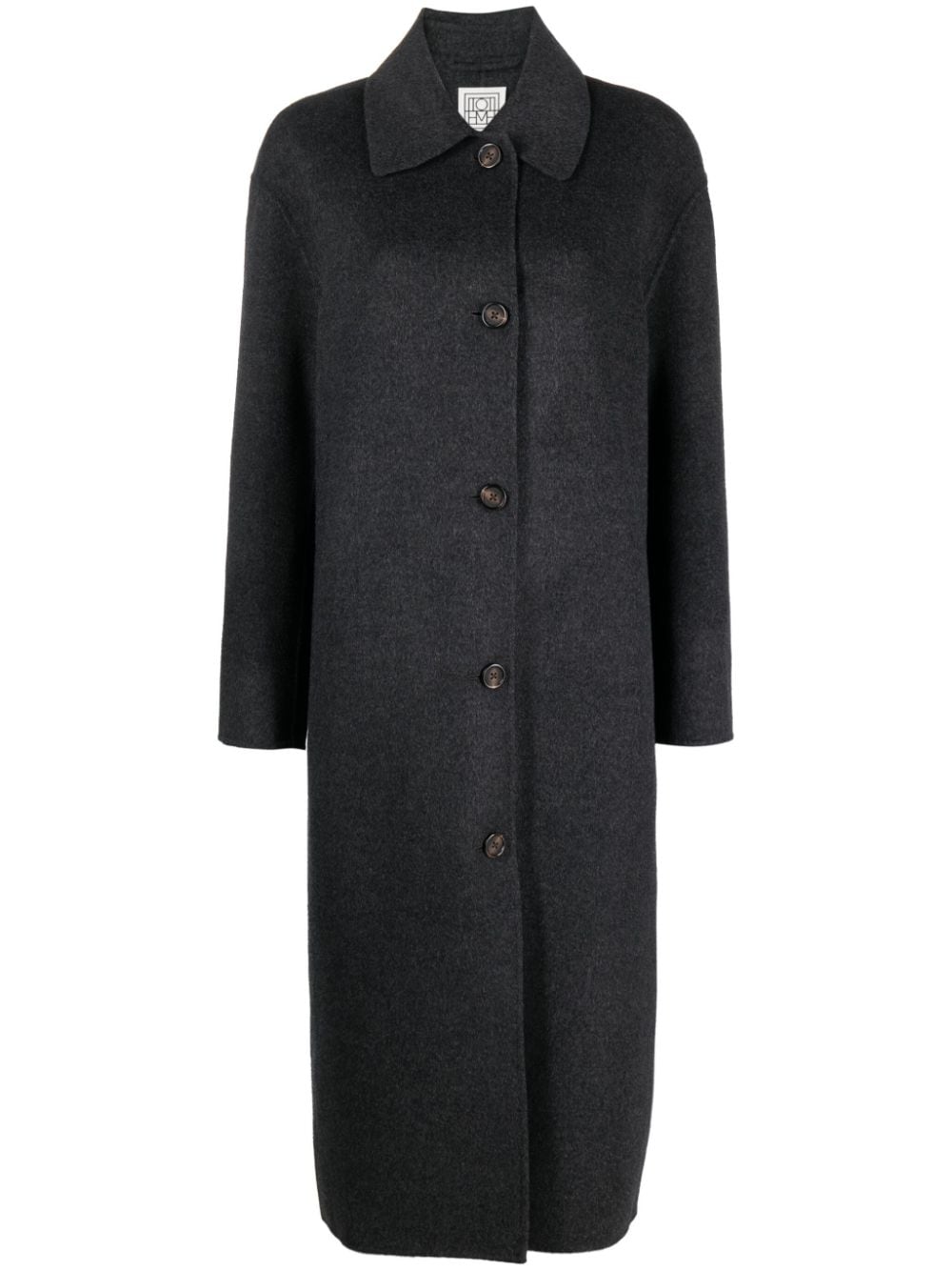 TOTEME single-breasted wool coat - Grey von TOTEME