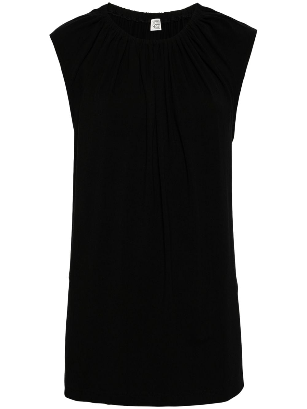 TOTEME stretch-jersey tank top - Black von TOTEME