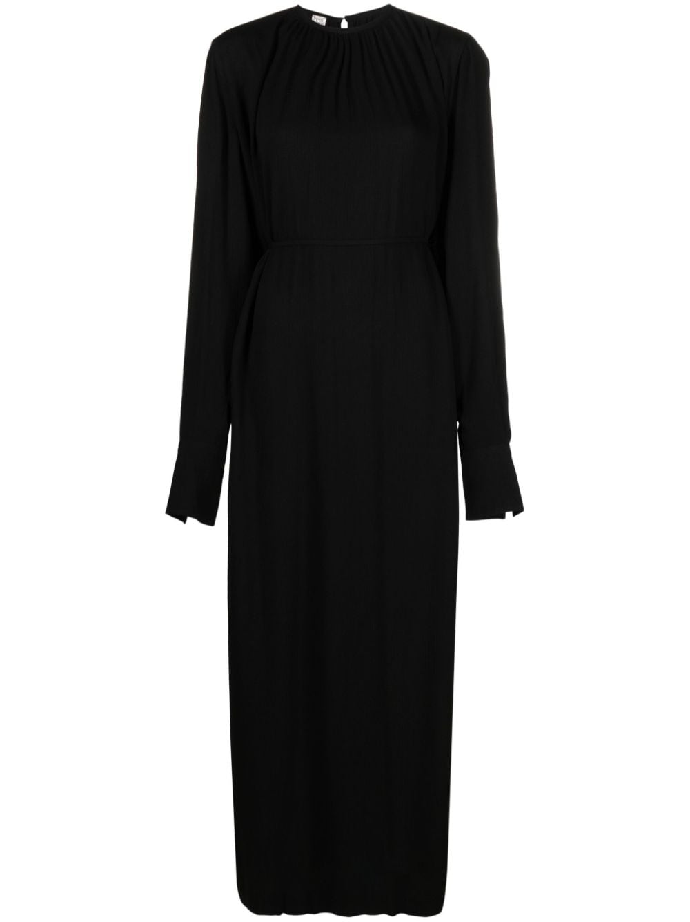 TOTEME tie-waist maxi dress - Black von TOTEME