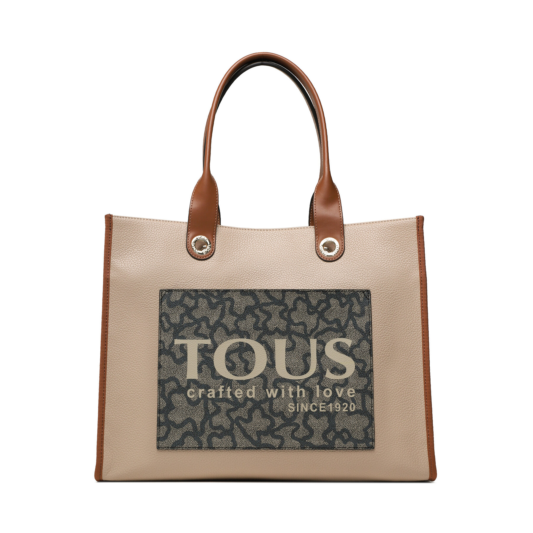 Handtasche TOUS Shopper Xl Amaya K Icon 2001660243 Brown/Beige von TOUS