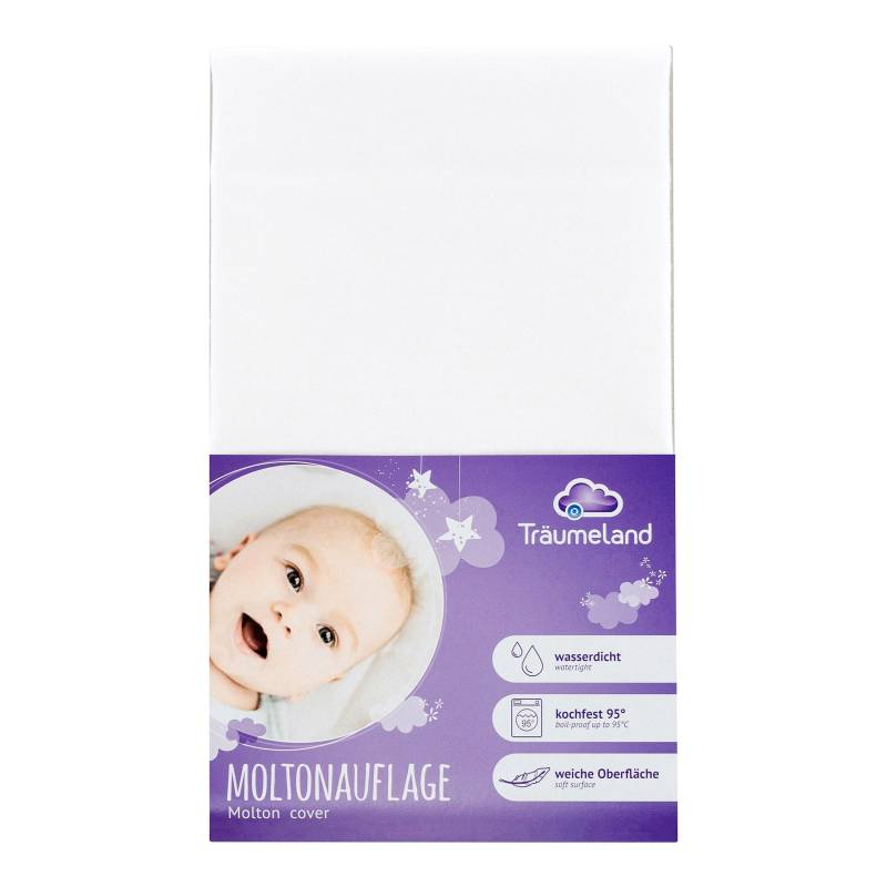 Molton-Matratzenauflage 70x140 cm wasserdicht von Träumeland