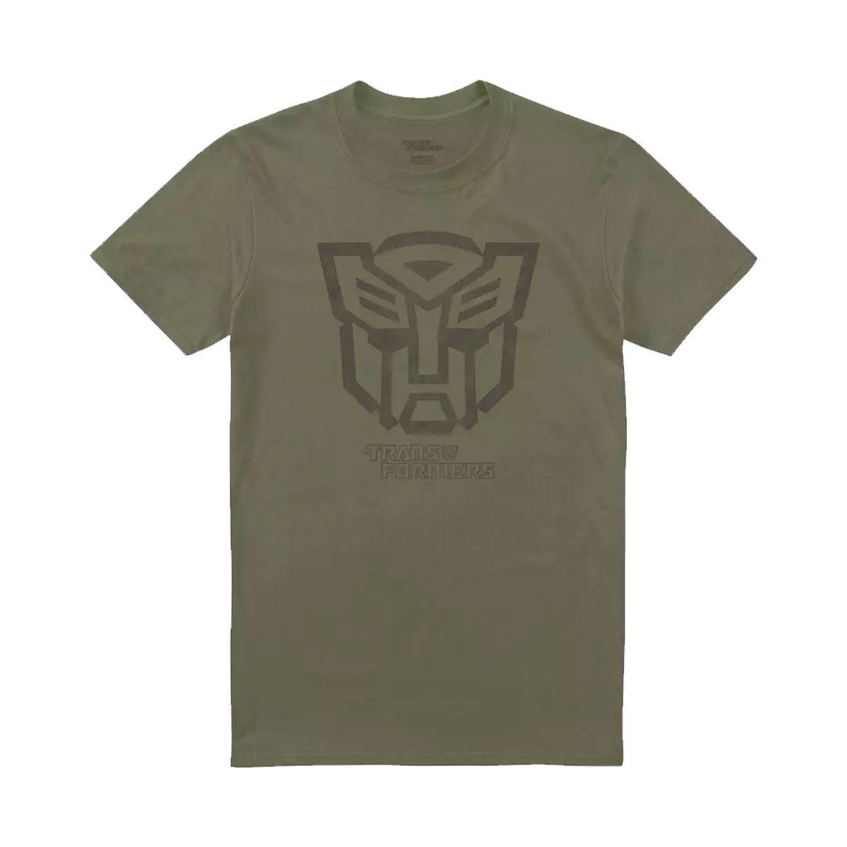 Tshirt Logo Herren Militärgrün L von TRANSFORMERS