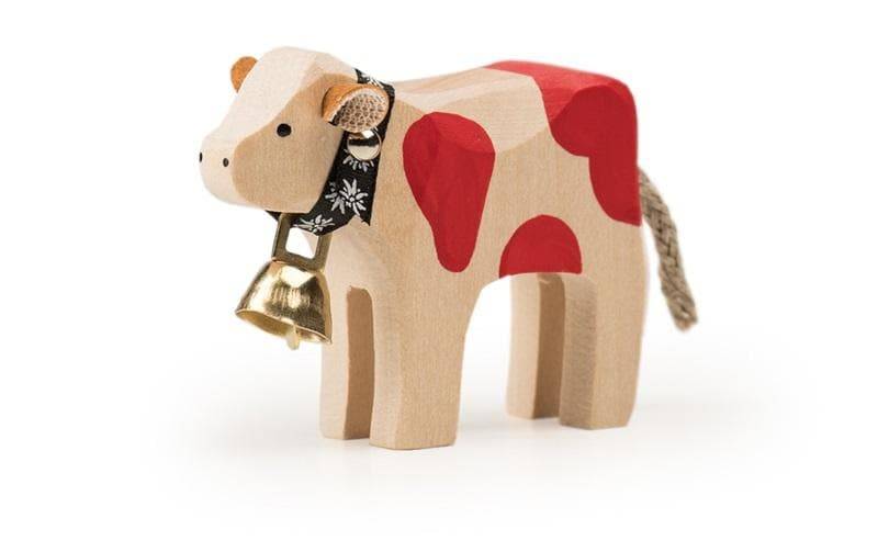 TRAUFFER Spielfigur »Kalb mit Glocke«, Holzart: Linde, (Schweiz) von TRAUFFER