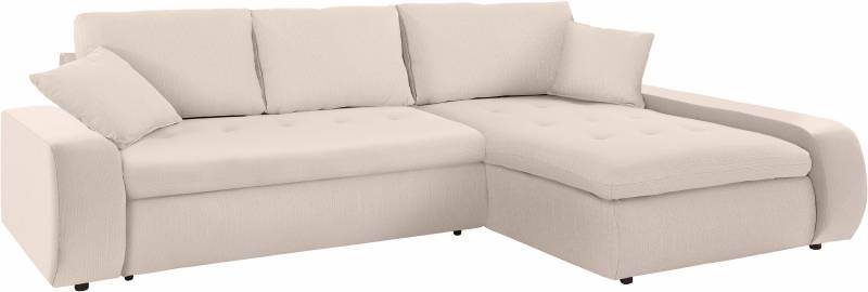 TRENDMANUFAKTUR Ecksofa »Indie II, tolle Detailverarbeitung, bequem und komfortabel im Sitz«, XL und XXL, wahlweise mit Bettfunktion, L-Form von TRENDMANUFAKTUR