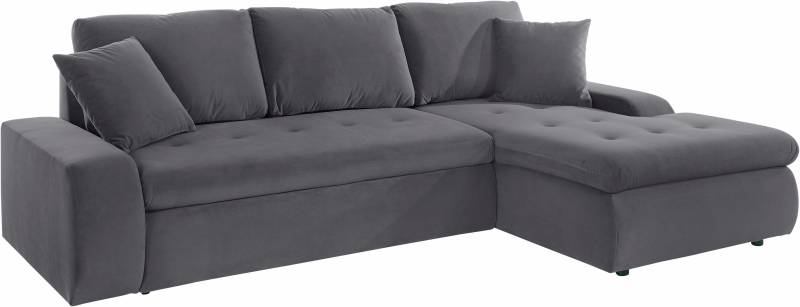 TRENDMANUFAKTUR Ecksofa »Indie II, tolle Detailverarbeitung, bequem und komfortabel im Sitz«, XL und XXL, wahlweise mit Bettfunktion, L-Form von TRENDMANUFAKTUR