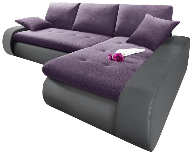 TRENDMANUFAKTUR Ecksofa »Indie, modern und bequem, Materialmix, OTTOs Choice, L-Form«, wahlweise XL oder XXL von TRENDMANUFAKTUR