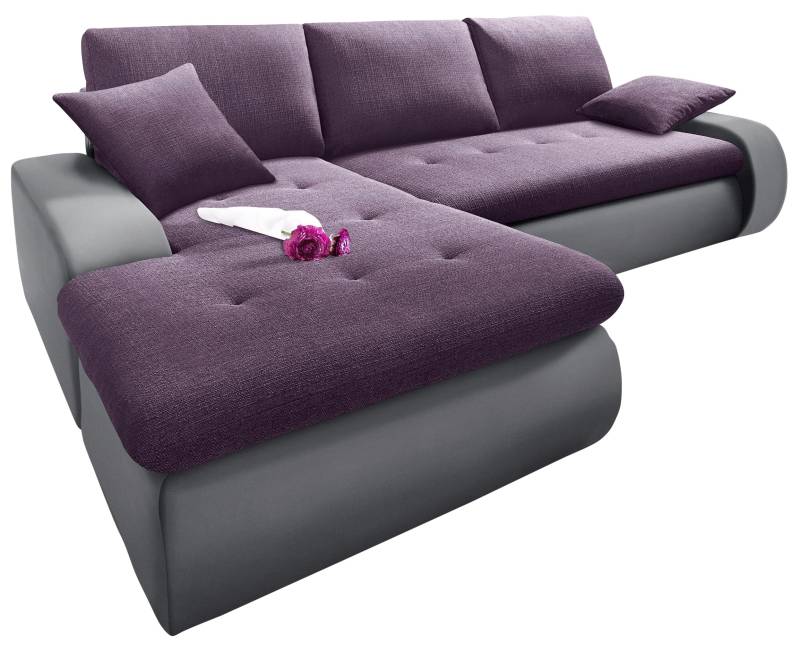 TRENDMANUFAKTUR Ecksofa »Indie, modern und bequem, Materialmix, OTTOs Choice, L-Form«, wahlweise XL oder XXL von TRENDMANUFAKTUR