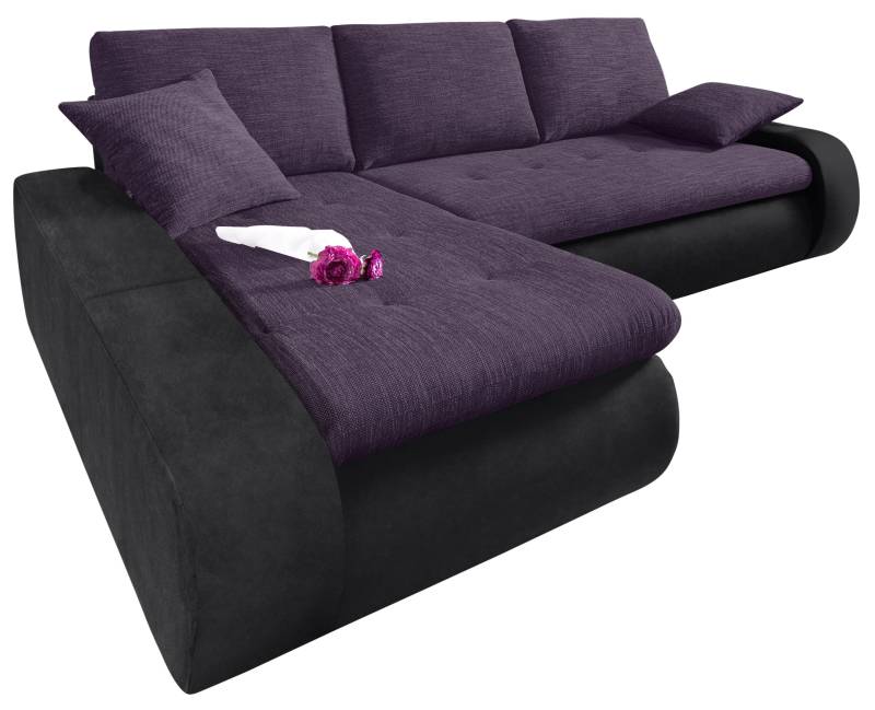 TRENDMANUFAKTUR Ecksofa »Indie, modern und bequem, Materialmix, OTTOs Choice, L-Form«, wahlweise XL oder XXL von TRENDMANUFAKTUR