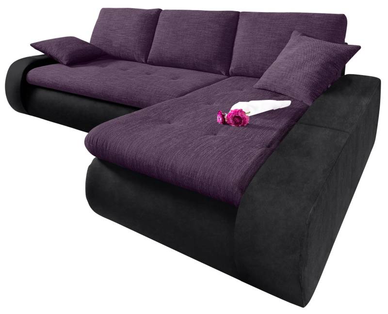 TRENDMANUFAKTUR Ecksofa »Indie, modern und bequem, Materialmix, OTTOs Choice, L-Form«, wahlweise XL oder XXL von TRENDMANUFAKTUR