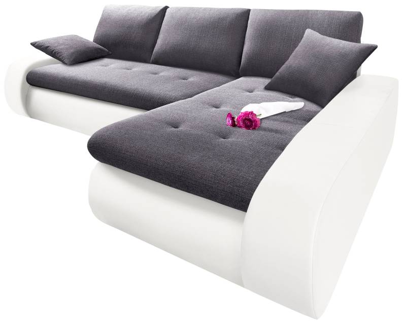 TRENDMANUFAKTUR Ecksofa »Indie, modern und bequem, Materialmix, OTTOs Choice, L-Form«, wahlweise XL oder XXL von TRENDMANUFAKTUR