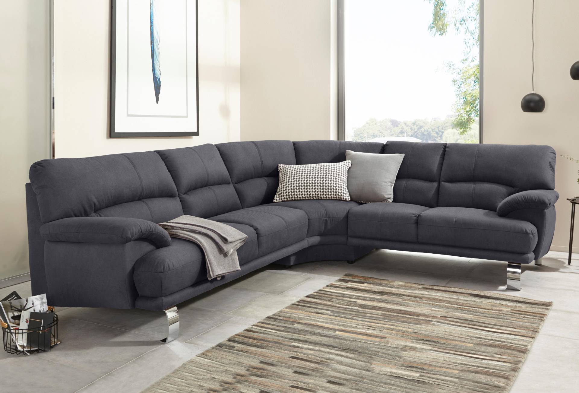 TRENDMANUFAKTUR Ecksofa »Cecilia II, L-Form« von TRENDMANUFAKTUR