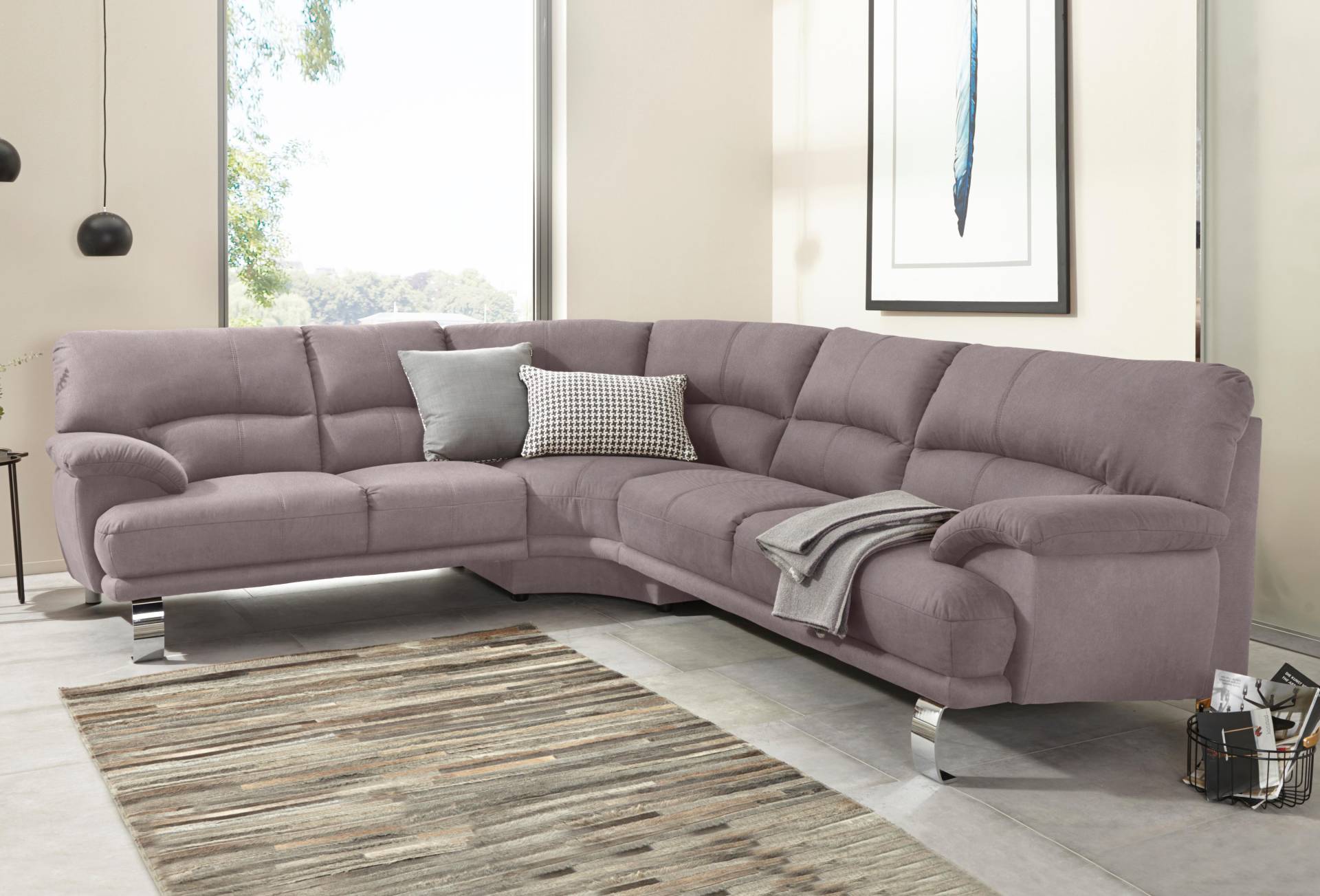 TRENDMANUFAKTUR Ecksofa »Cecilia II, L-Form« von TRENDMANUFAKTUR