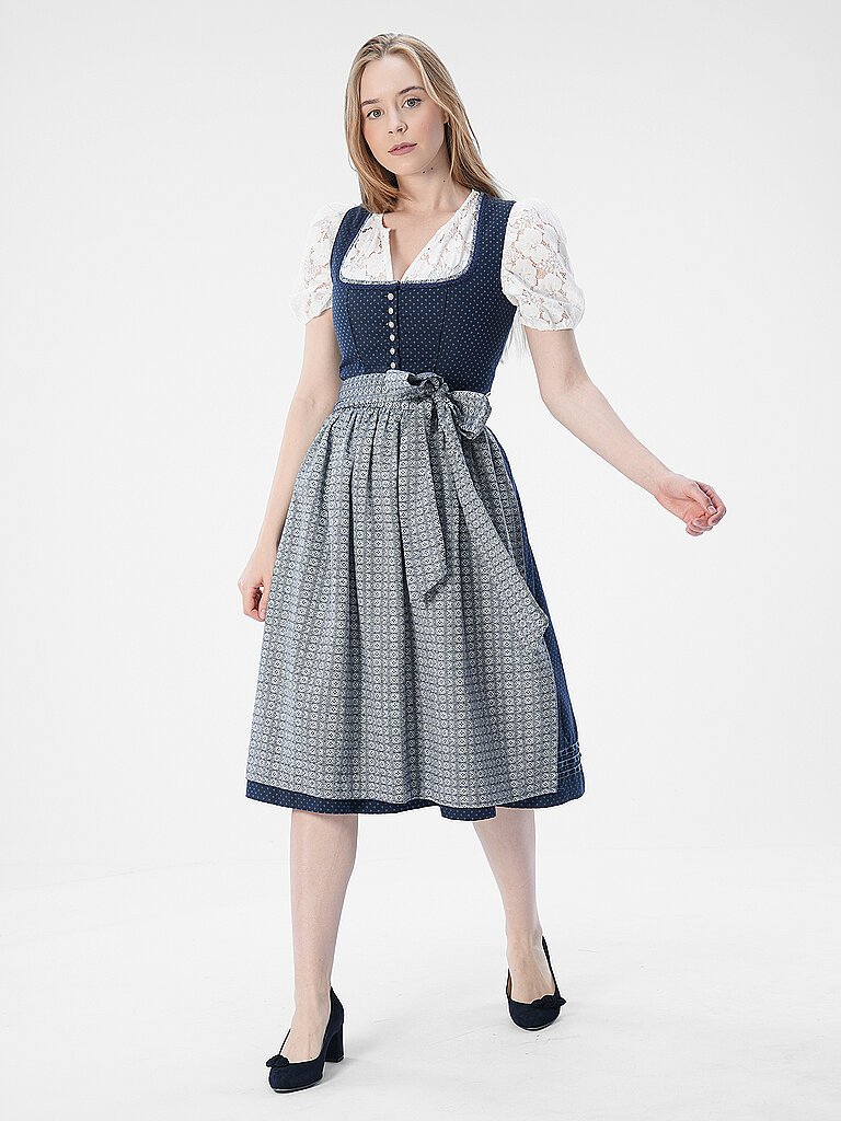 TRENTINI Dirndl  dunkelblau | 34 von TRENTINI