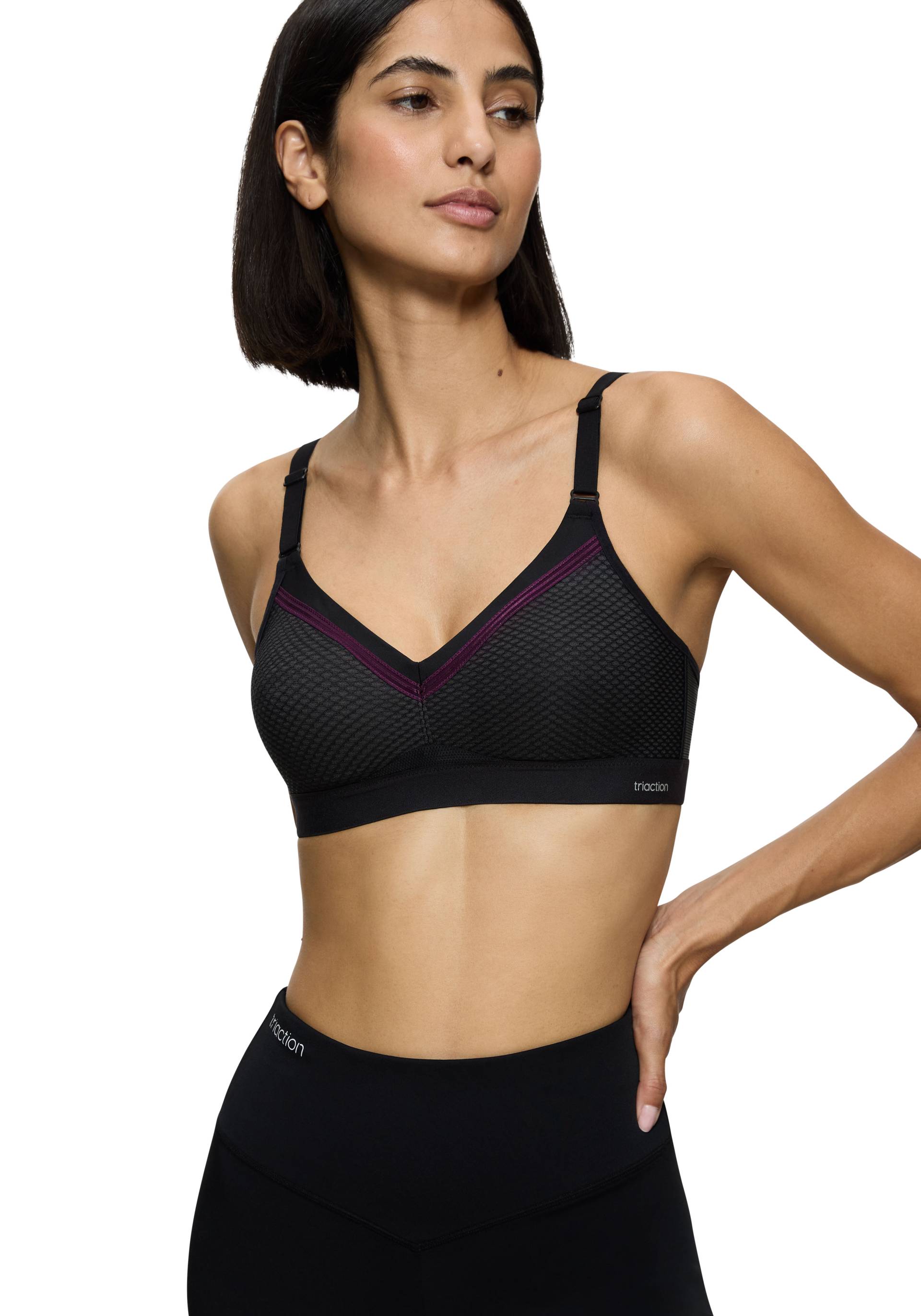 triaction by Triumph Sport-BH »Triaction Free Motion N EX«, Cup B-F, ohne Bügel, für starke Belastung, Basic Dessous von triaction by Triumph