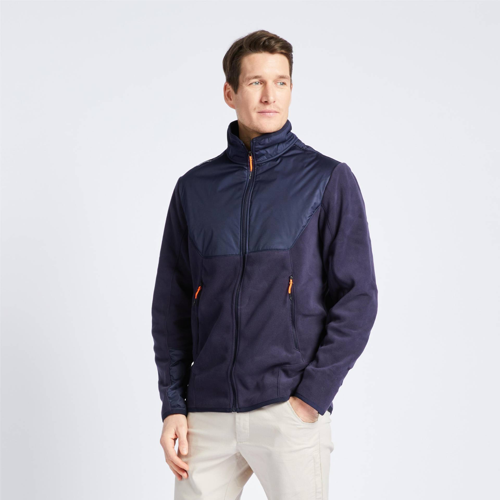 Fleece - Sailing 500 Herren Blau Bedruckt S von TRIBORD