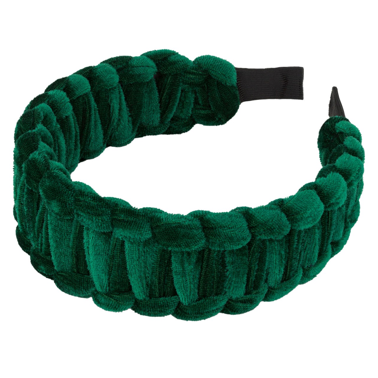 TRISA Hair - Velvet Hairband Green von TRISA