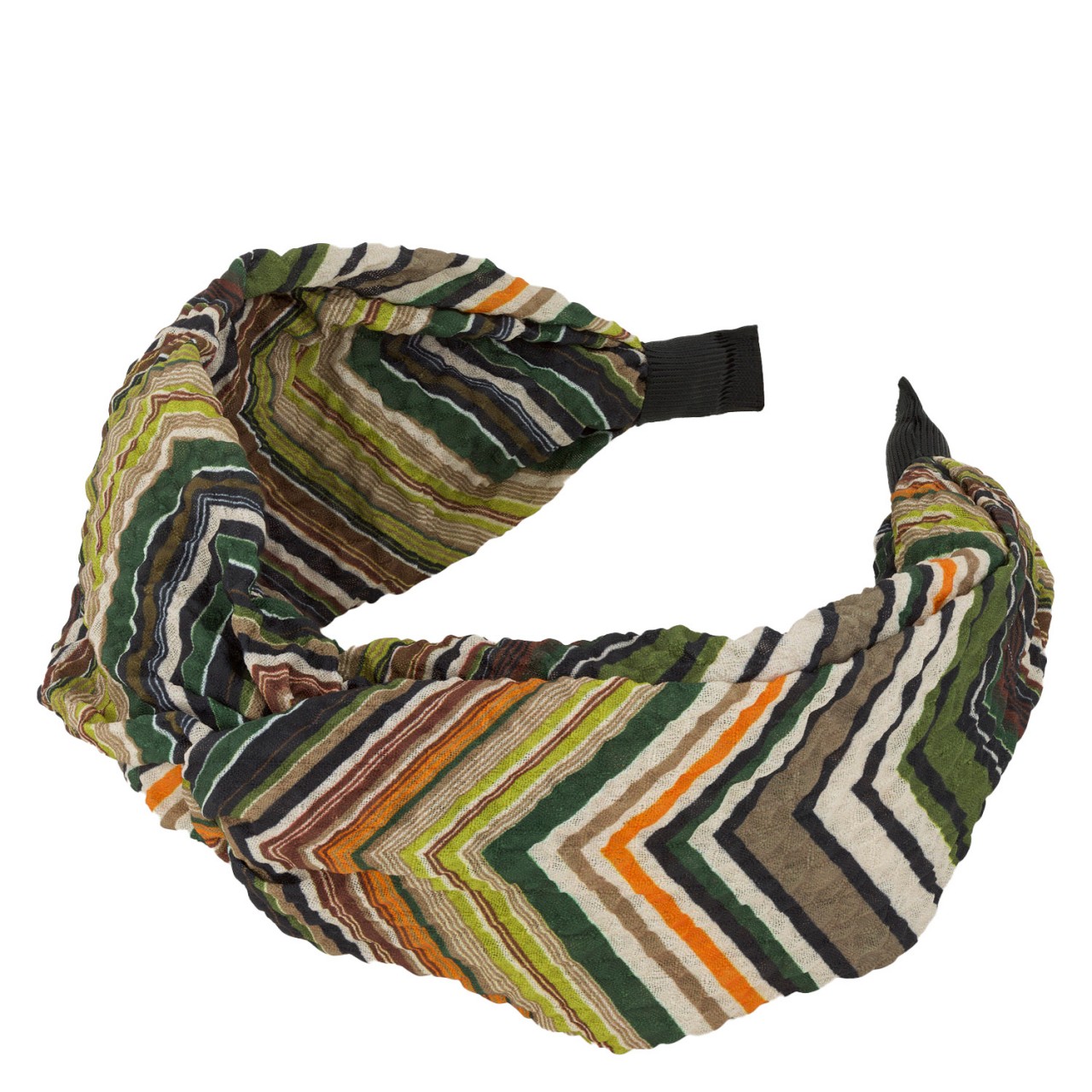 TRISA Hair - Wide Striped Hairband, green von TRISA