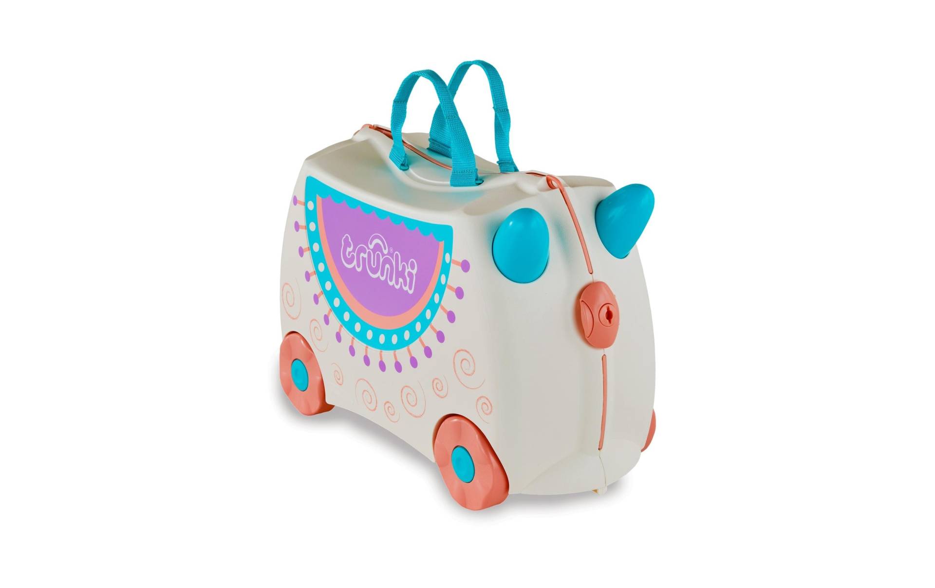 TRUNKI Trolley »Lola Llama«, 4 Rollen von TRUNKI