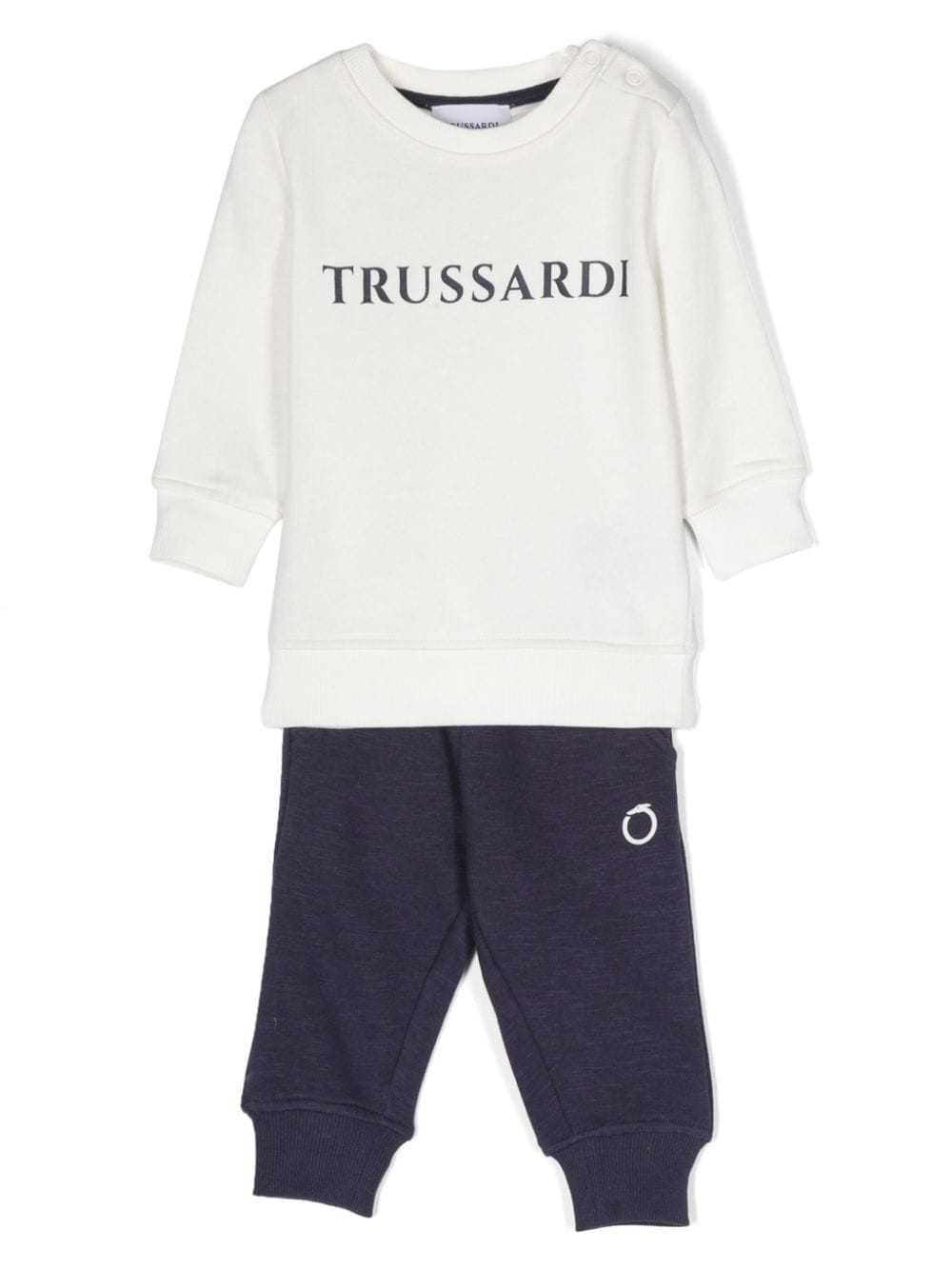 TRUSSARDI JUNIOR logo-print tracksuit set - White von TRUSSARDI JUNIOR