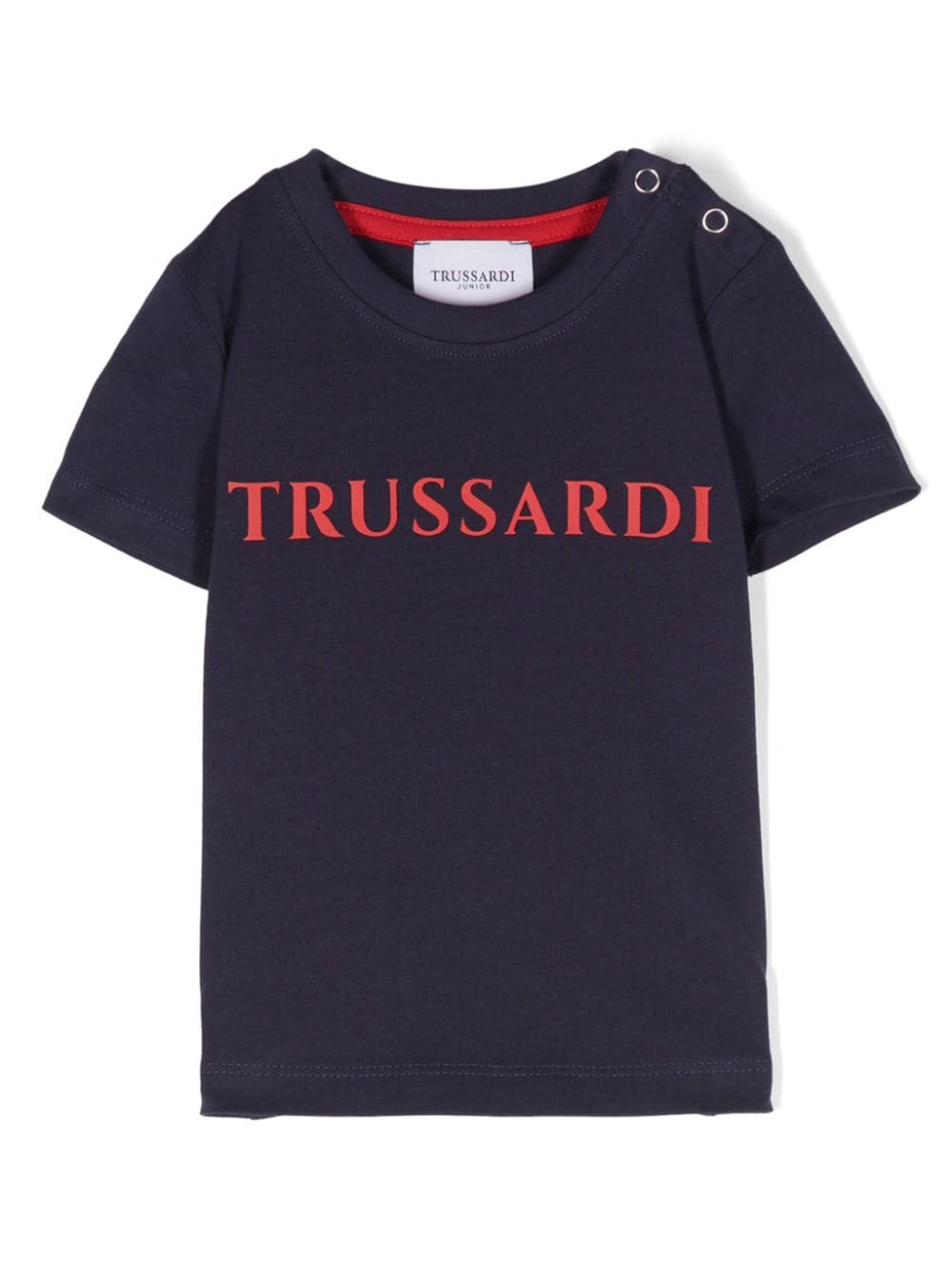TRUSSARDI JUNIOR rubberised-logo T-shirt - Blue von TRUSSARDI JUNIOR