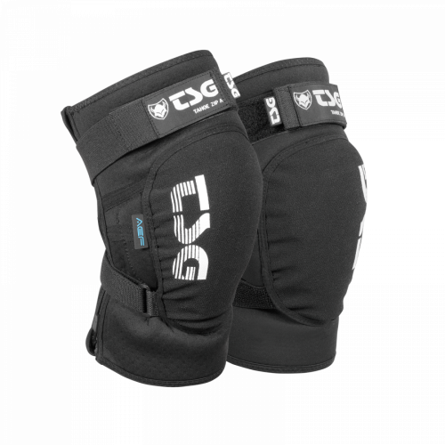 Einzelstück TSG Kneeguard Tahoe Zip A - black (Grösse: M) von TSG