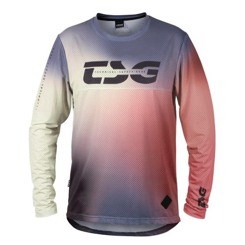 TSG Grip Jersey L/S - color blur (Grösse: XL) von TSG
