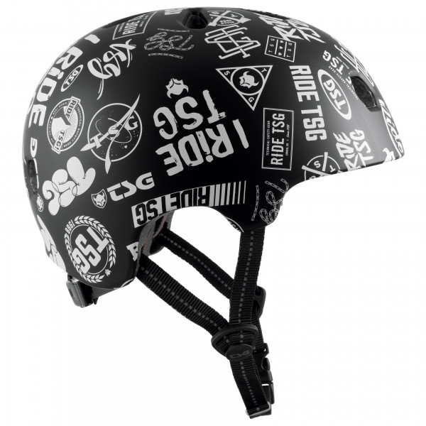 TSG - Meta Graphic Design - Velohelm Gr XXS/XS - 52-54 cm grau/schwarz von TSG