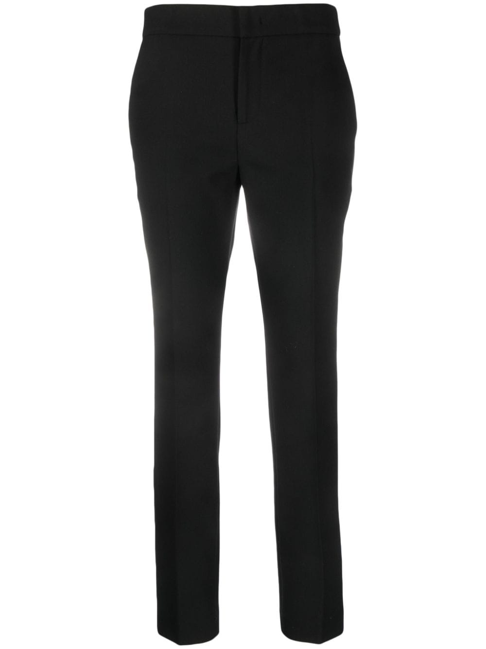 TWINSET skinny-cut mid-waist trousers - Black von TWINSET
