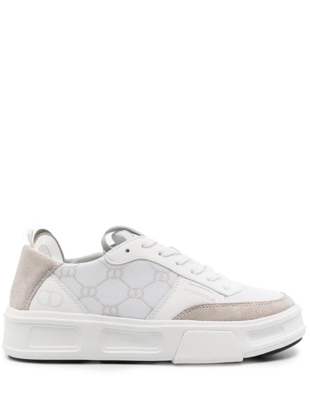 TWINSET Fessura panelled sneakers - White von TWINSET