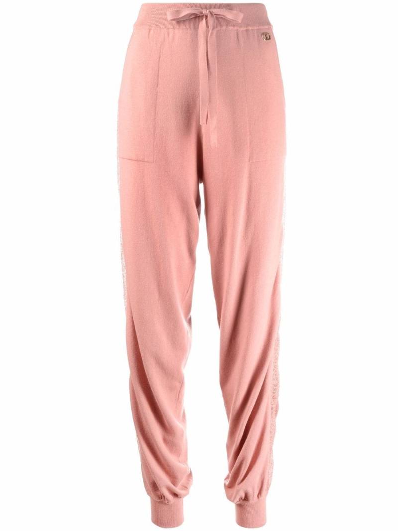 TWINSET drawstring track pants - Pink von TWINSET