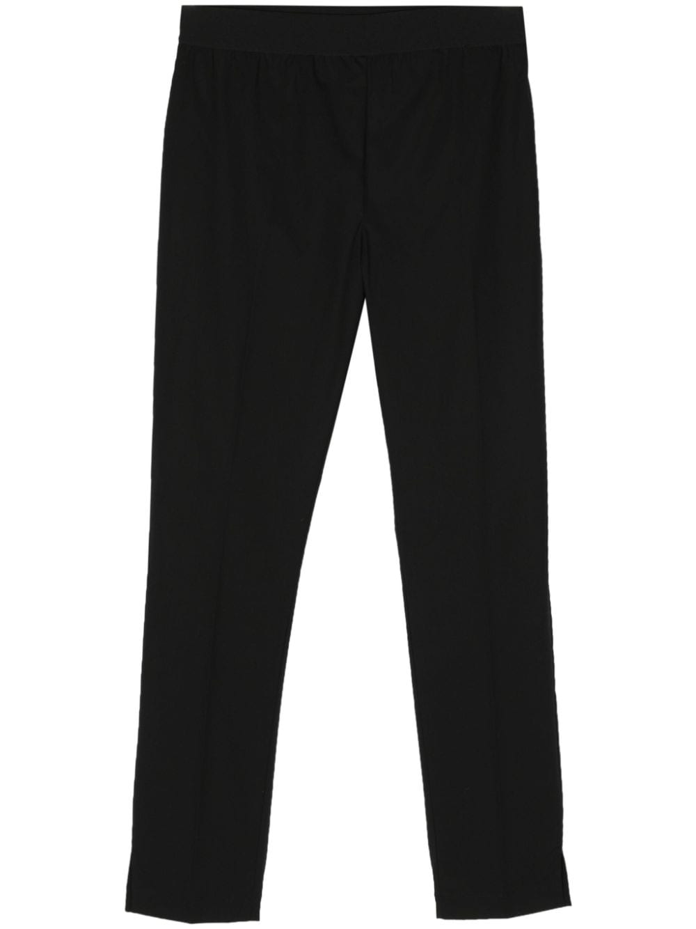 TWINSET elasticated-waist slim-cut trousers - Black von TWINSET