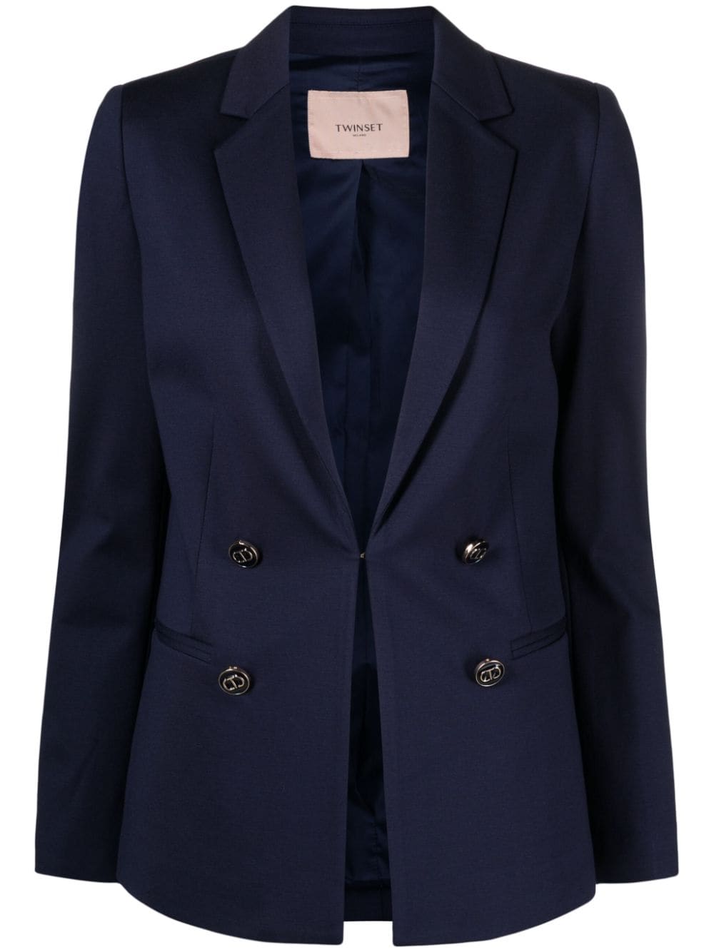 TWINSET faux double-breasted blazer - Blue von TWINSET