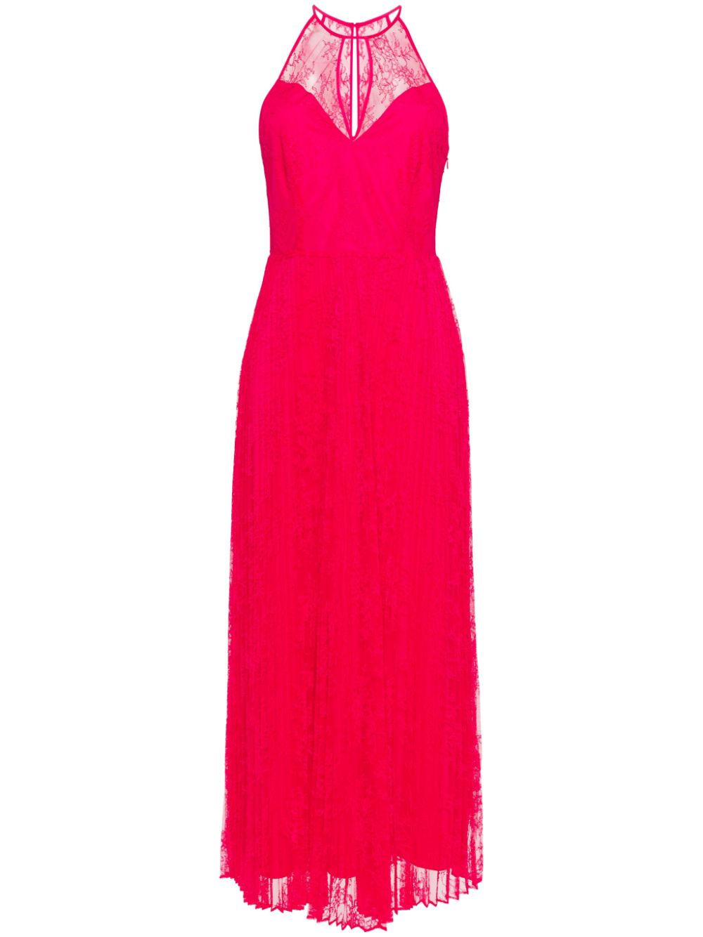 TWINSET halterneck lace gown - Pink von TWINSET
