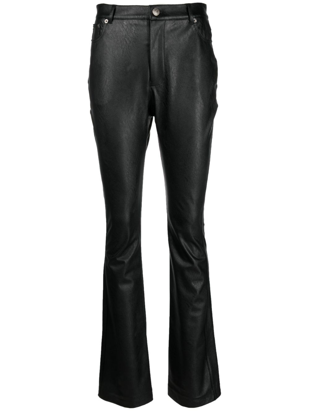 TWINSET high-rise flared trousers - Black von TWINSET