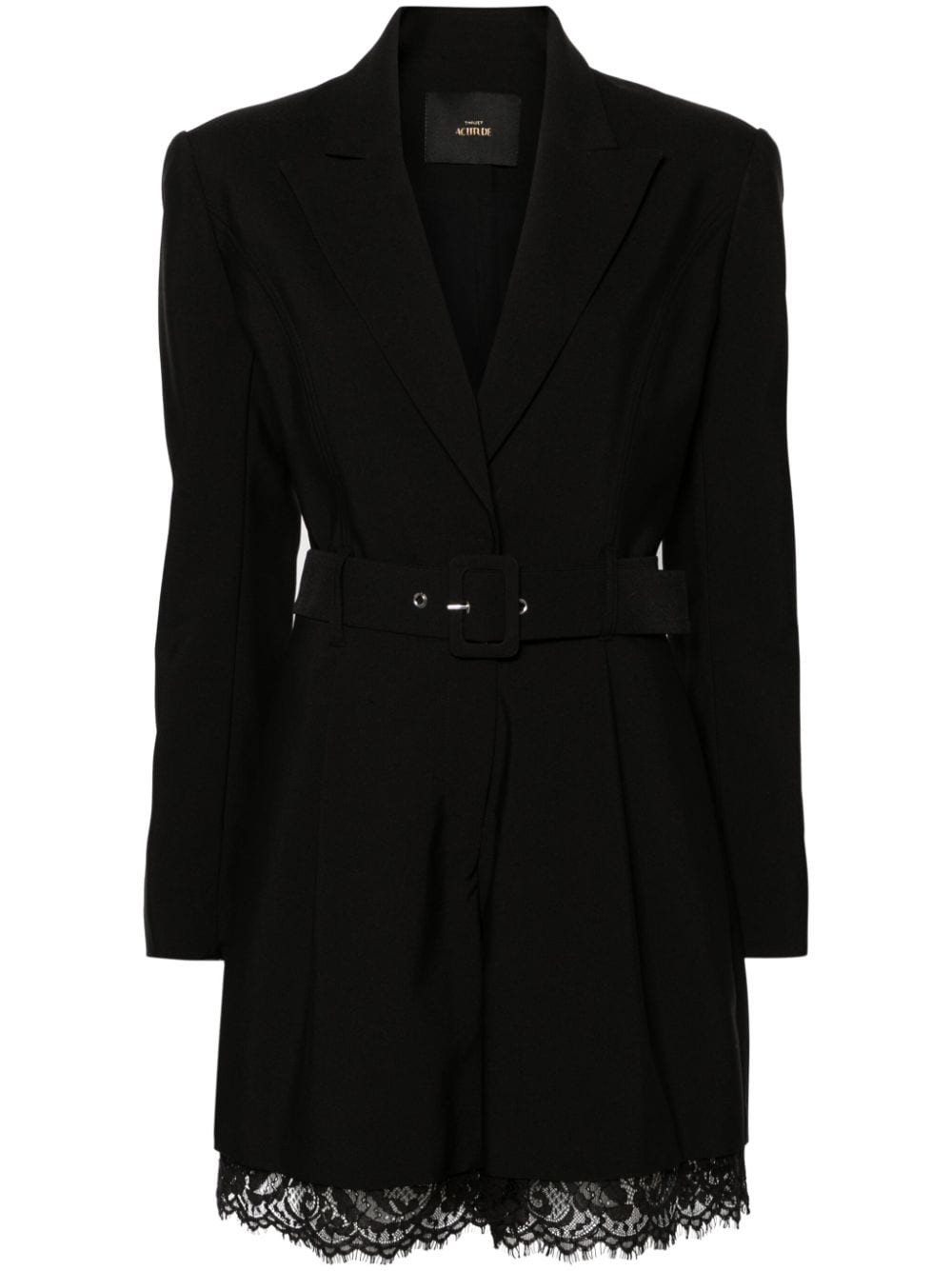 TWINSET lace-trim blazer playsuit - Black von TWINSET