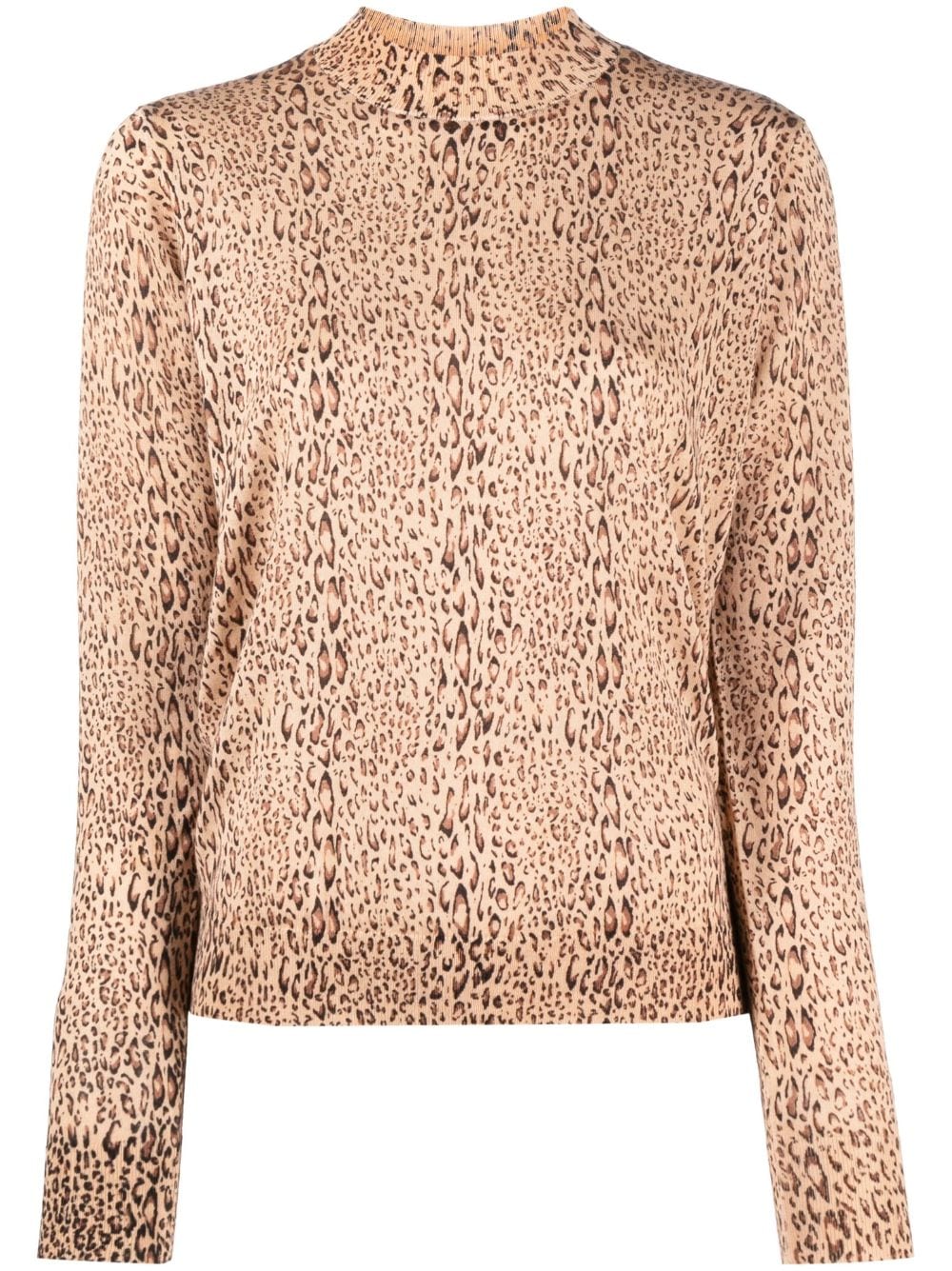 TWINSET leopard-print fine-knit jumper - Brown von TWINSET
