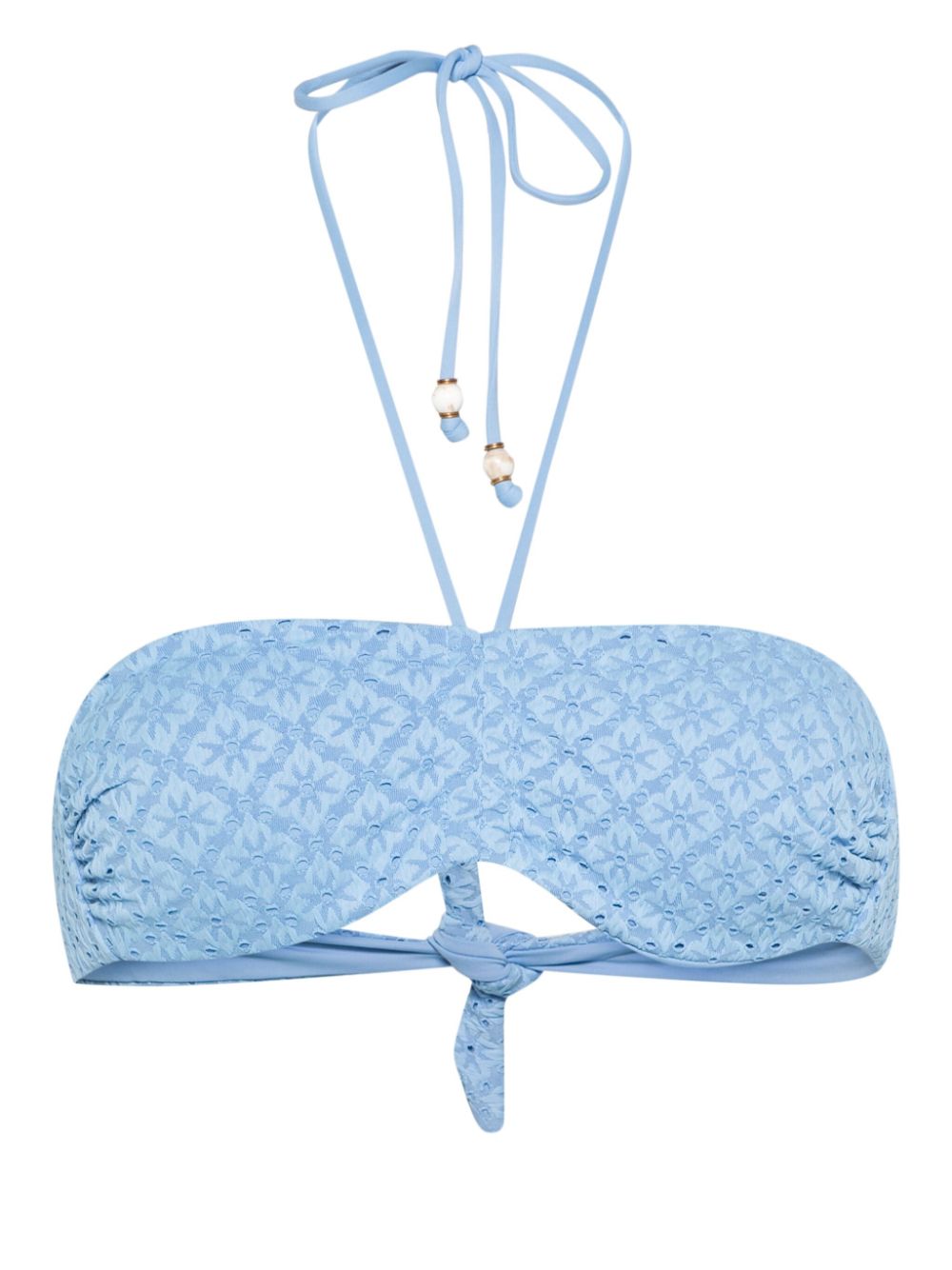 TWINSET openwork bikini top - Blue von TWINSET