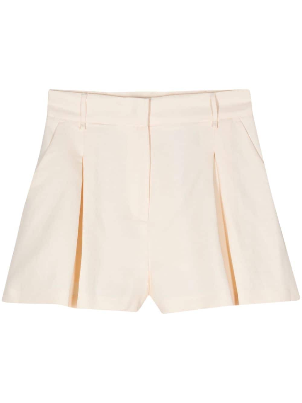 TWINSET pleated tailored shorts - Neutrals von TWINSET