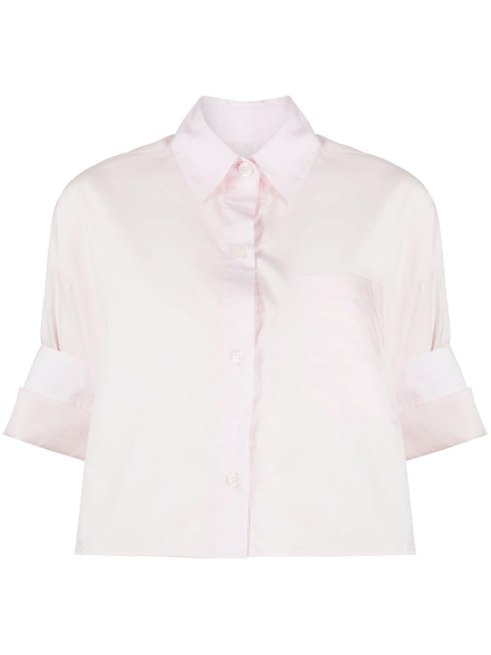 TWP cropped cotton shirt - Pink von TWP