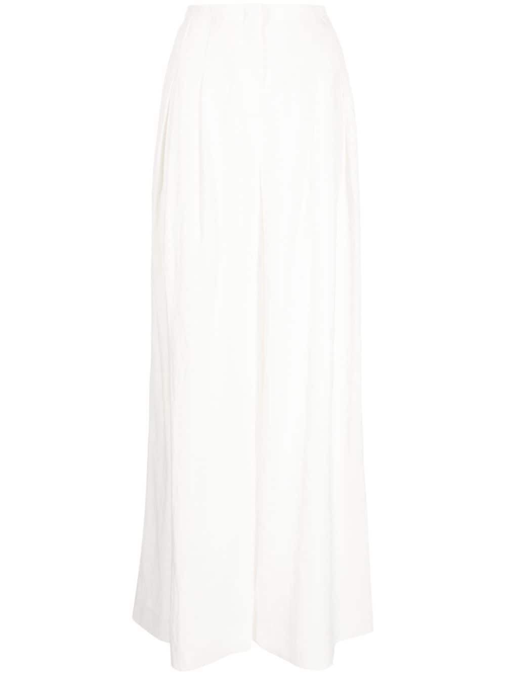 TWP high-waisted palazzo pants - White von TWP