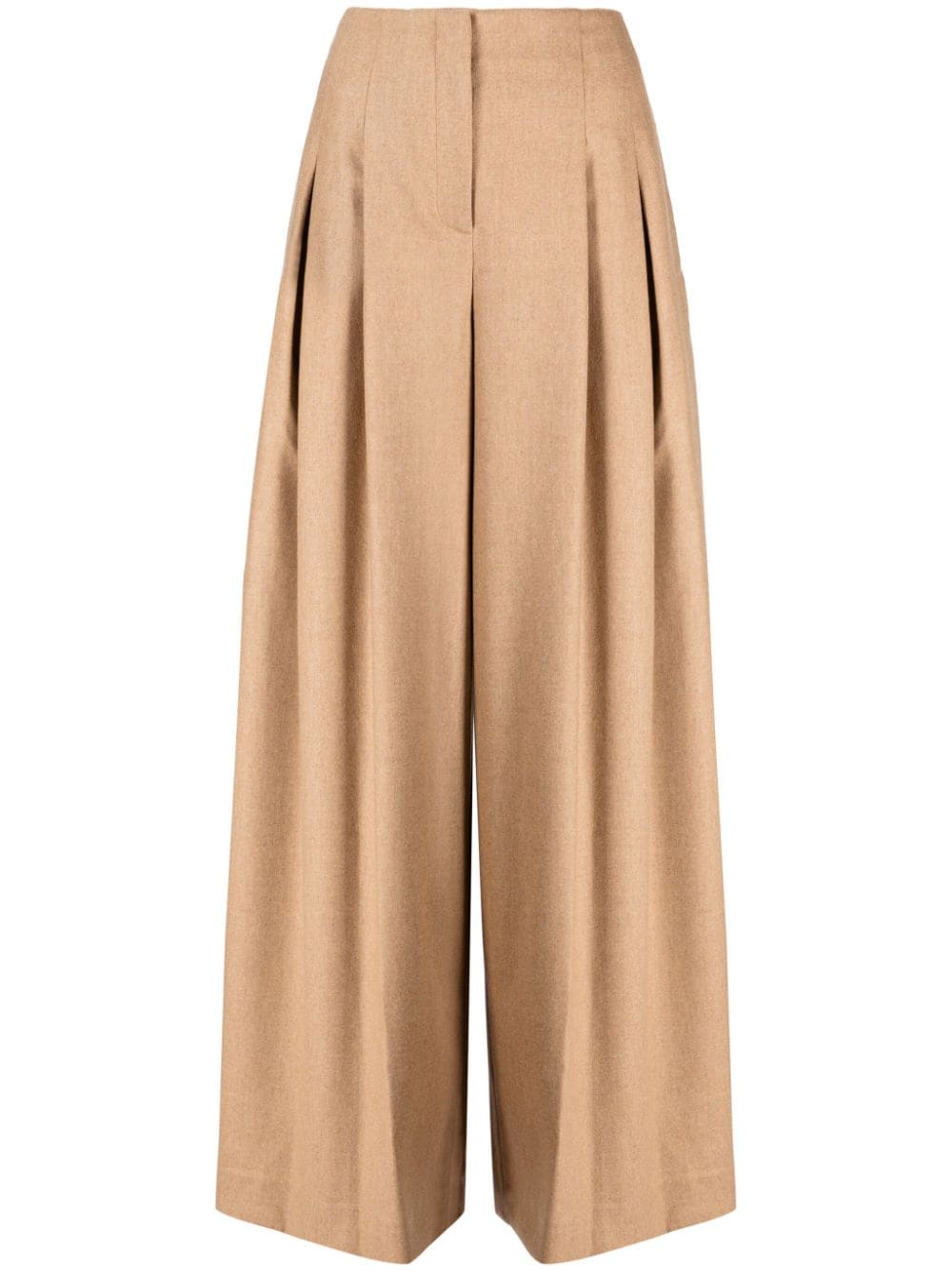 TWP high-waisted wide-leg trousers - Brown von TWP