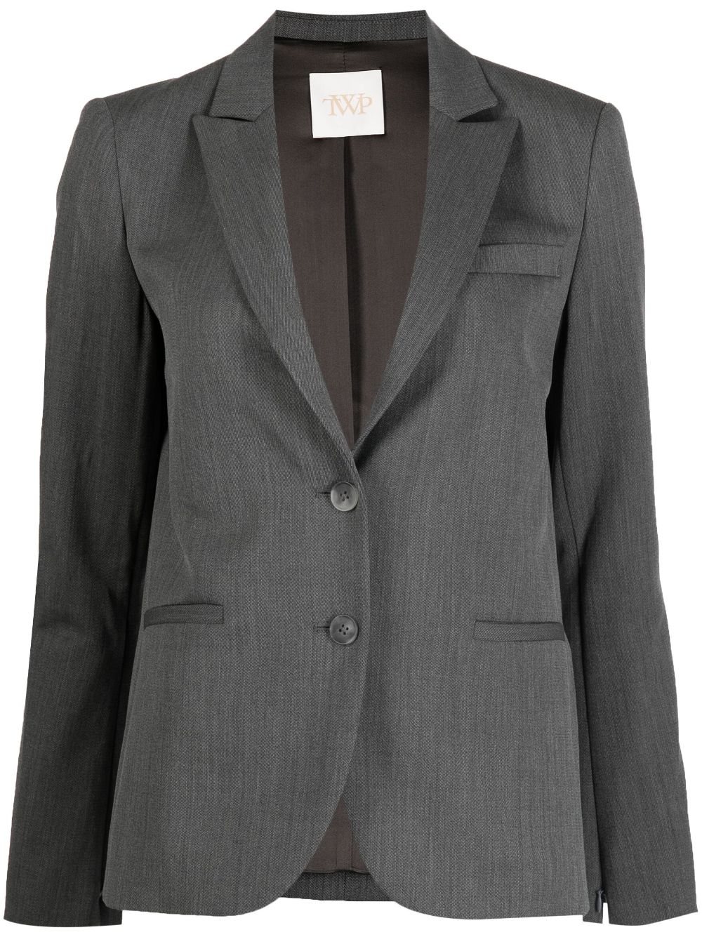 TWP notched-lapels single-breasted blazer - Grey von TWP