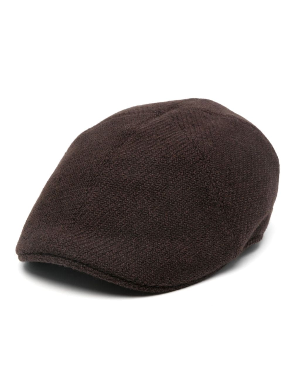 Tagliatore Donald felted flat cap - Brown von Tagliatore