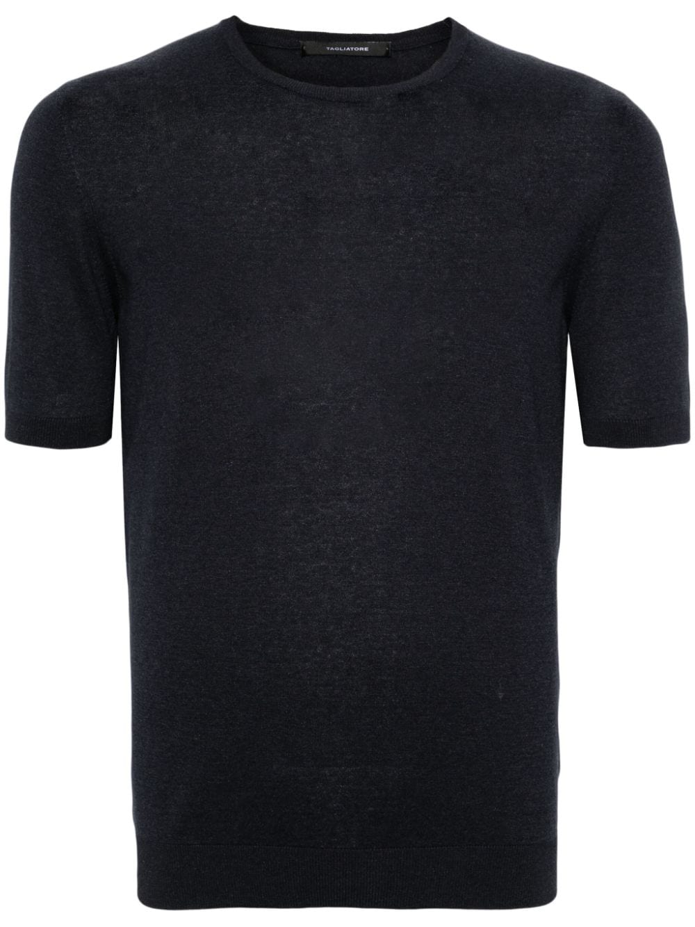 Tagliatore Josh silk T-shirt - Blue von Tagliatore