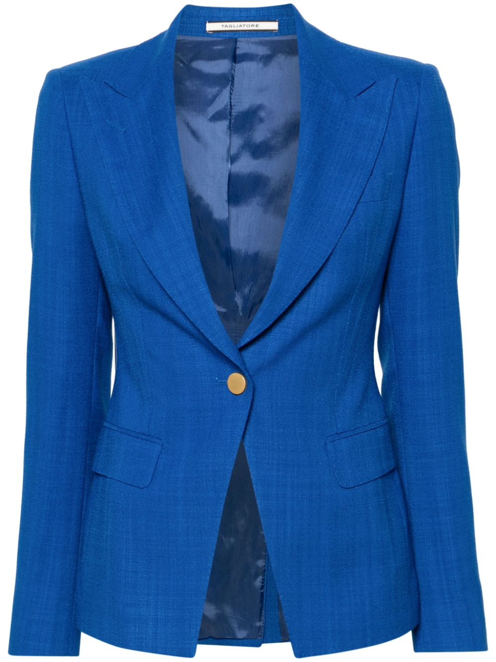 Tagliatore Liz single-breasted blazer - Blue von Tagliatore