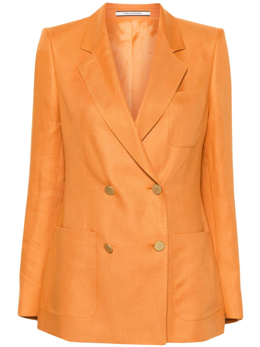 Tagliatore Nayade single-breasted blazer - Orange von Tagliatore