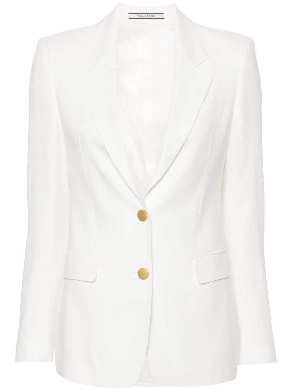 Tagliatore Parigi single-breasted blazer - White von Tagliatore