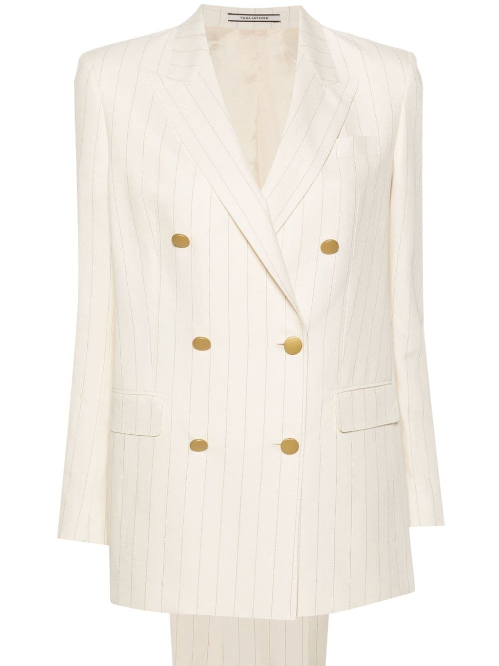 Tagliatore T-Jasmine double-breasted suit - Neutrals von Tagliatore