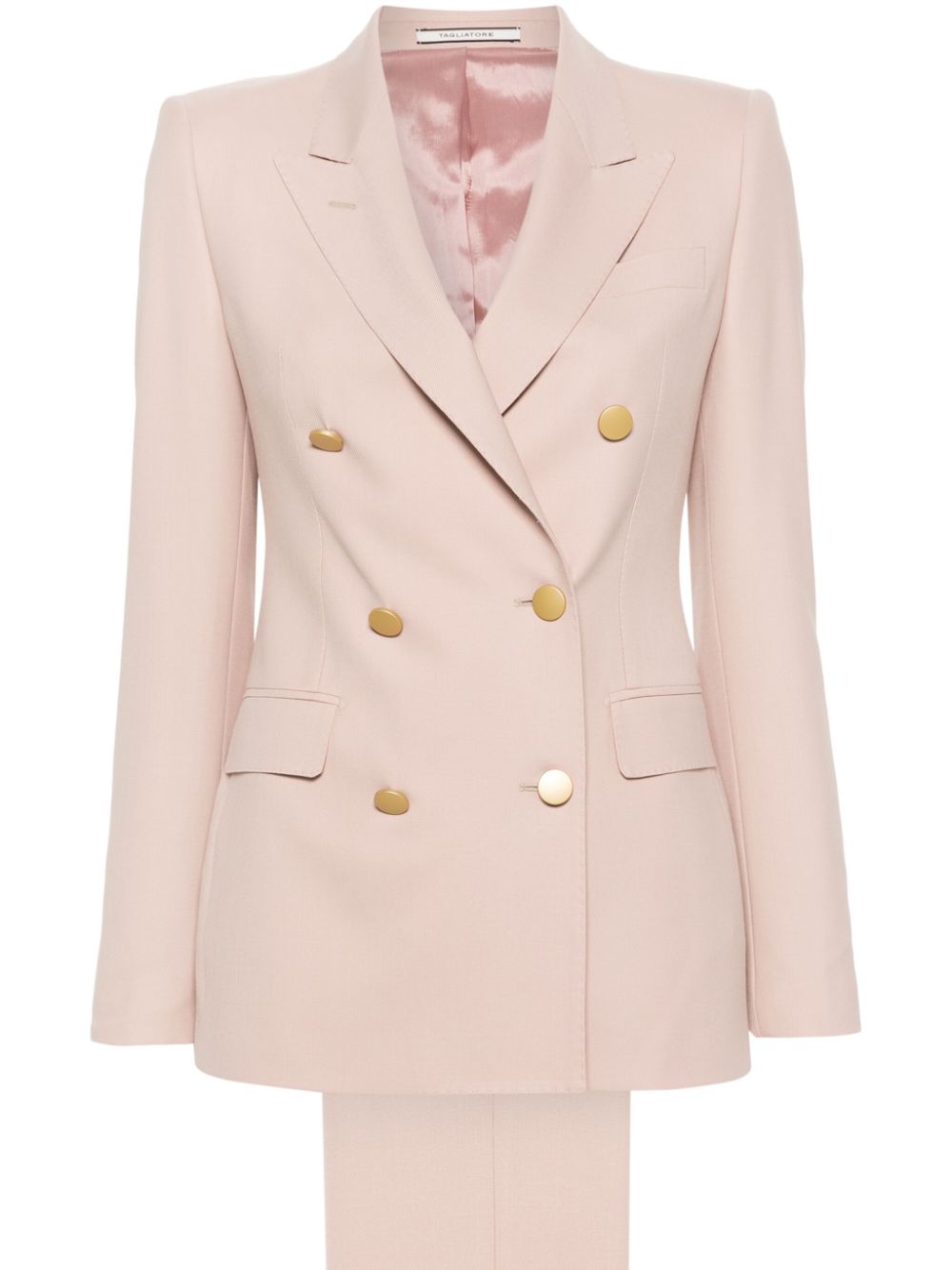 Tagliatore T-Parigi double-breasted suit - Pink von Tagliatore