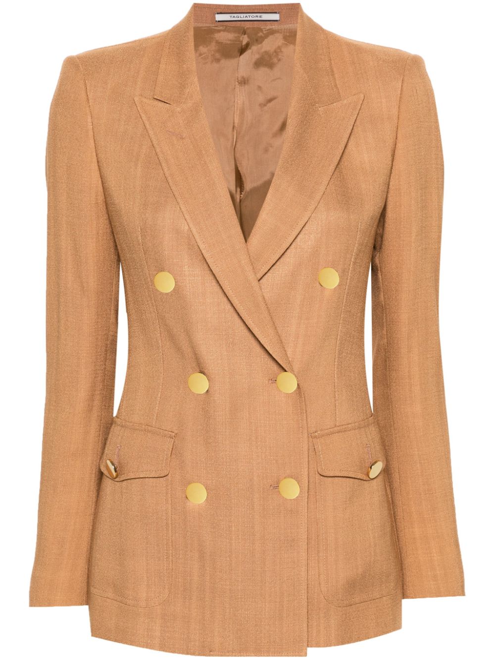 Tagliatore double-breasted blazer - Brown von Tagliatore